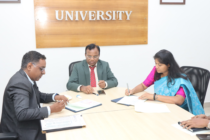 MoU Signing for Student Financial Aid Office (SFAO), on 03 Nov 2025